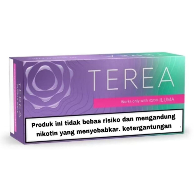 TEREA Purple Wave carton, Indonesia edition — 10 packs of 20 sticks
