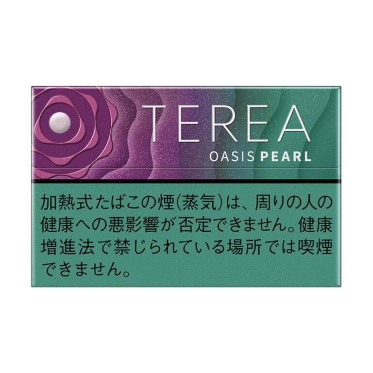 TEREA Oasis Pearl carton, Japan edition — 10 packs of 20 sticks