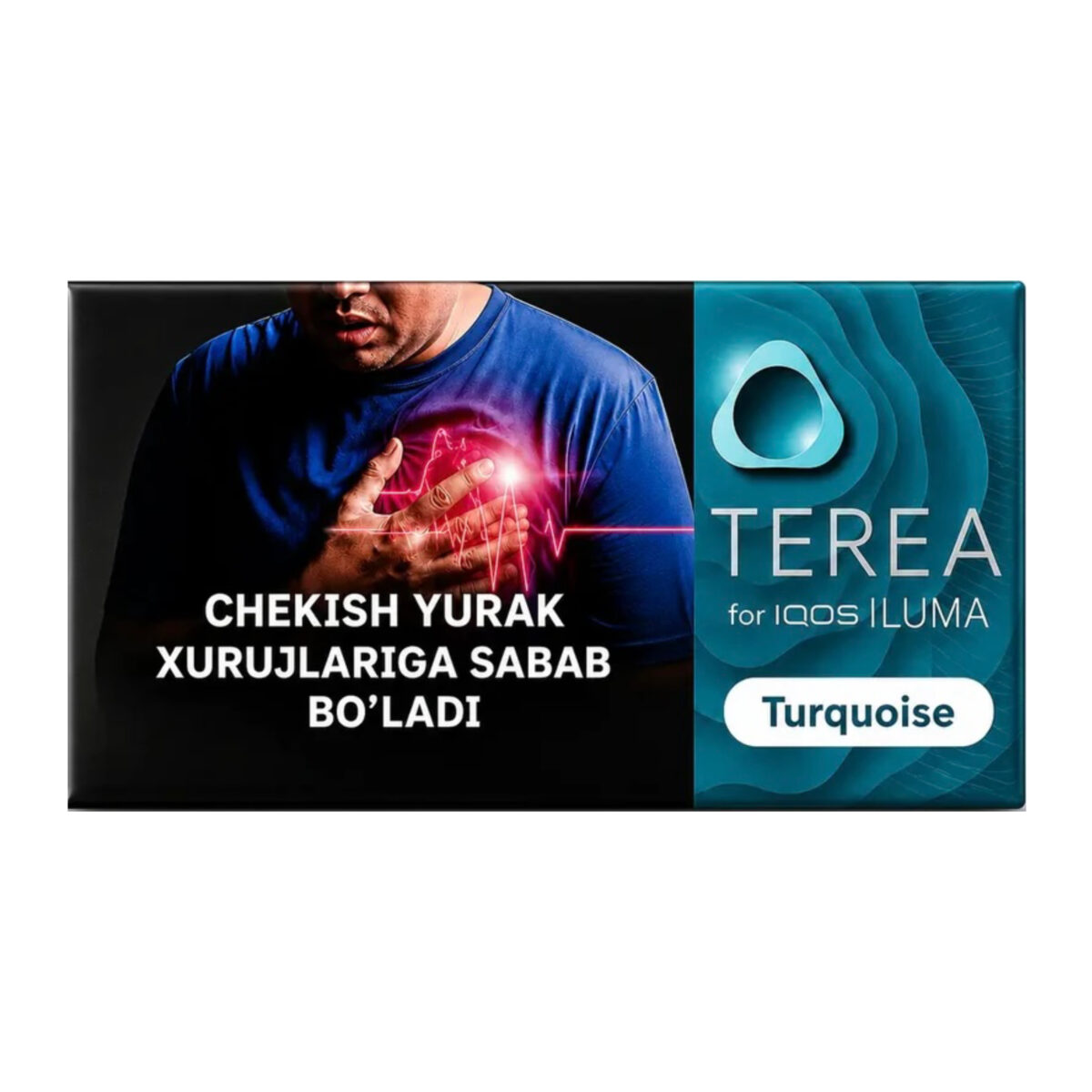 TEREA Turquoise carton, Uzbekistan edition — 10 packs of 20 sticks
