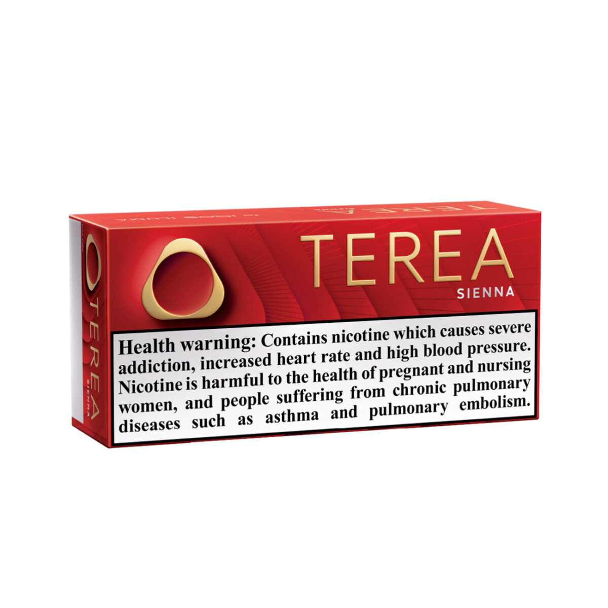 TEREA Sienna carton, Italy edition — 10 packs of 20 sticks