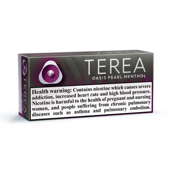 TEREA Oasis Pearl Menthol carton, Italy edition — 10 packs of 20 sticks