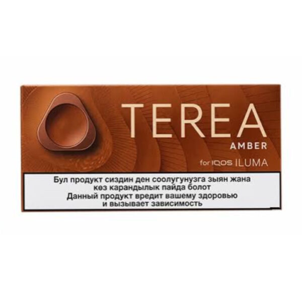 TEREA Amber carton, Kazakhstan edition — 10 packs of 20 sticks