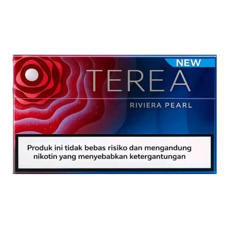 TEREA Riviera Pearl carton, Indonesia edition — 10 packs of 20 sticks