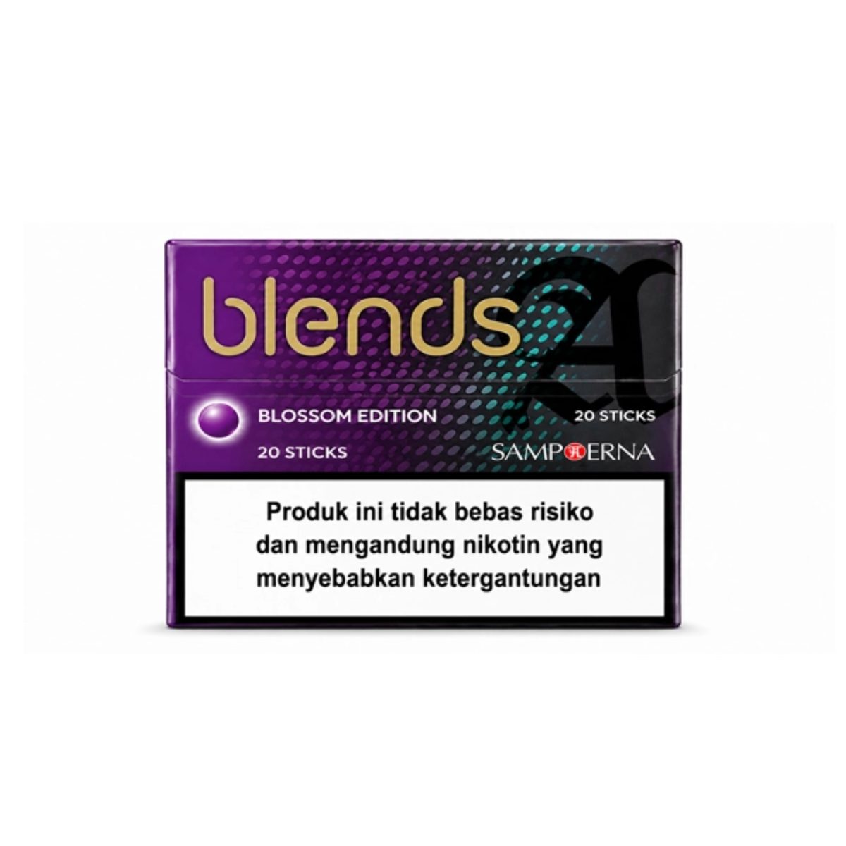 BLENDS A Blossom Edition 20-stick pack for IQOS BONDS, purple Sampoerna pack