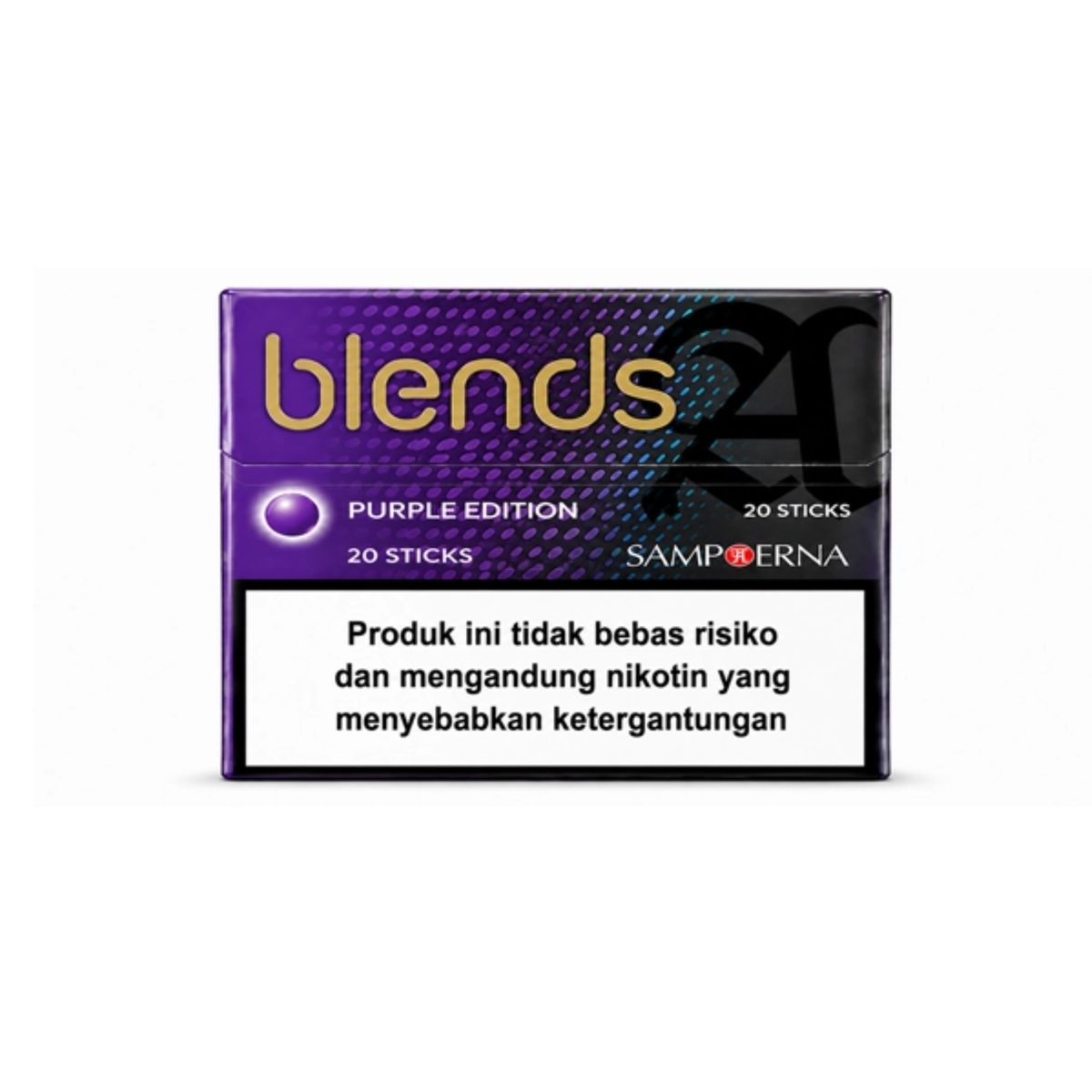 BLENDS A Purple Edition 20-stick pack for IQOS BONDS, violet Sampoerna pack