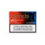 BLENDS A Watermelon Mix pack for IQOS BONDS, sold by the carton of 10 packs (200 sticks) — red and blue Sampoerna pack